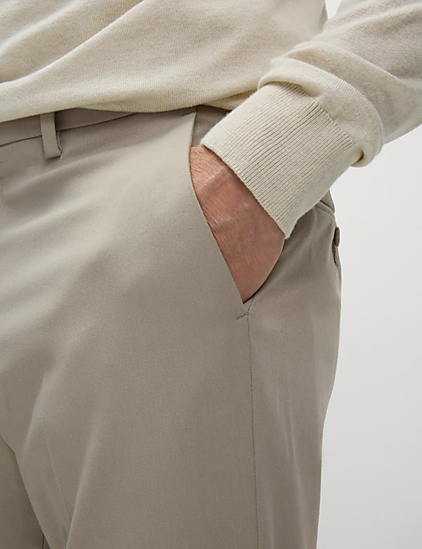 Slim Fit Stretch Smart Trousers