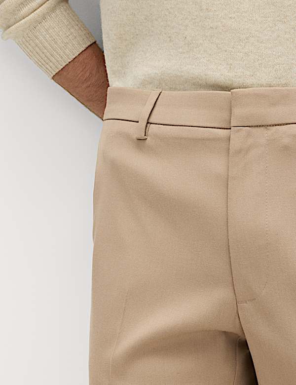 Slim Fit Smart Stretch Trousers