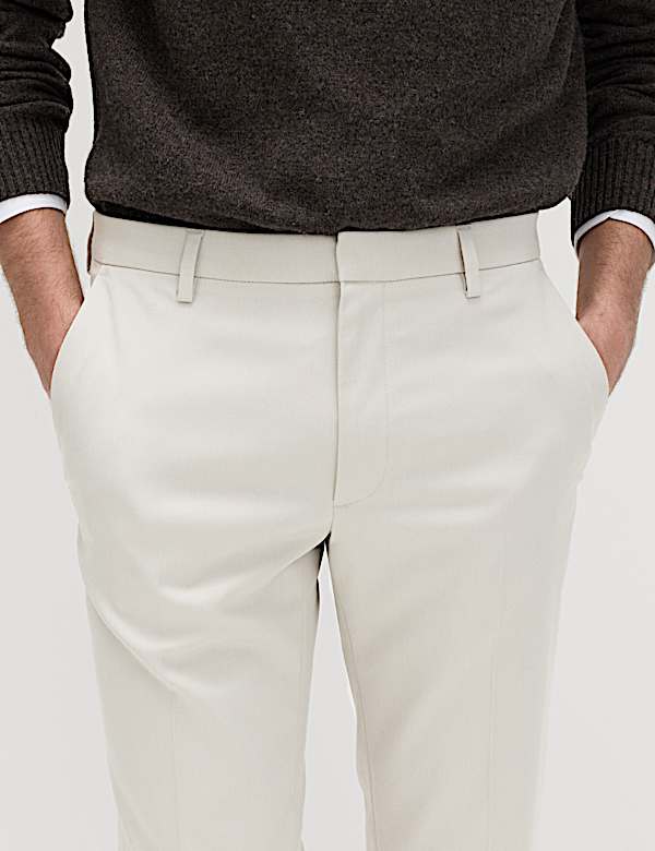 Slim Fit Smart Stretch Trousers - CZ
