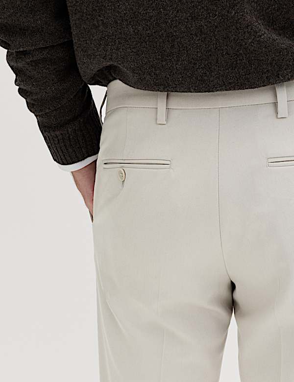 Slim Fit Smart Stretch Trousers - CZ