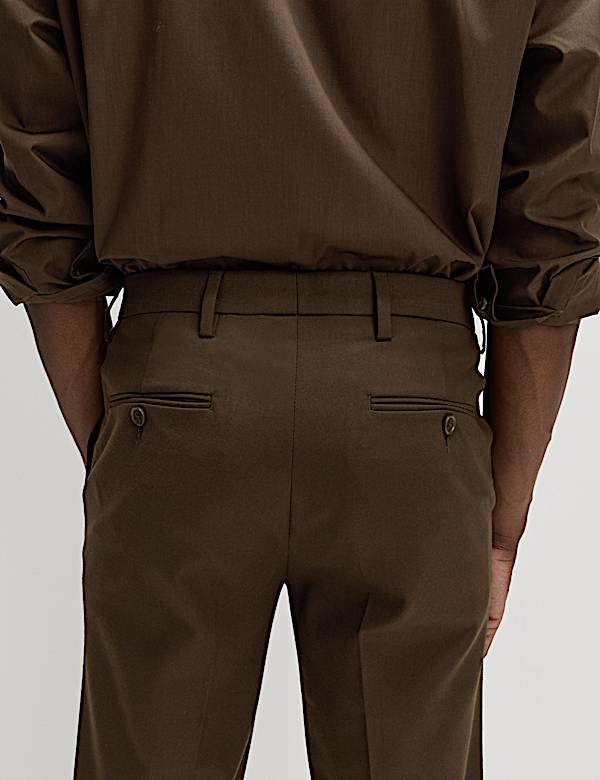 Slim Fit Smart Stretch Trousers