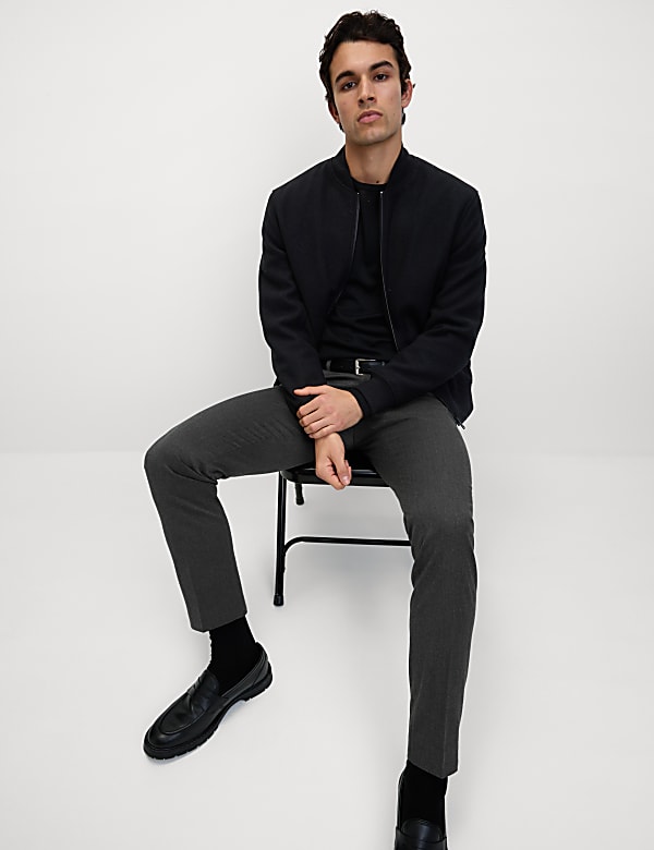 Slim Fit Smart Stretch Trousers