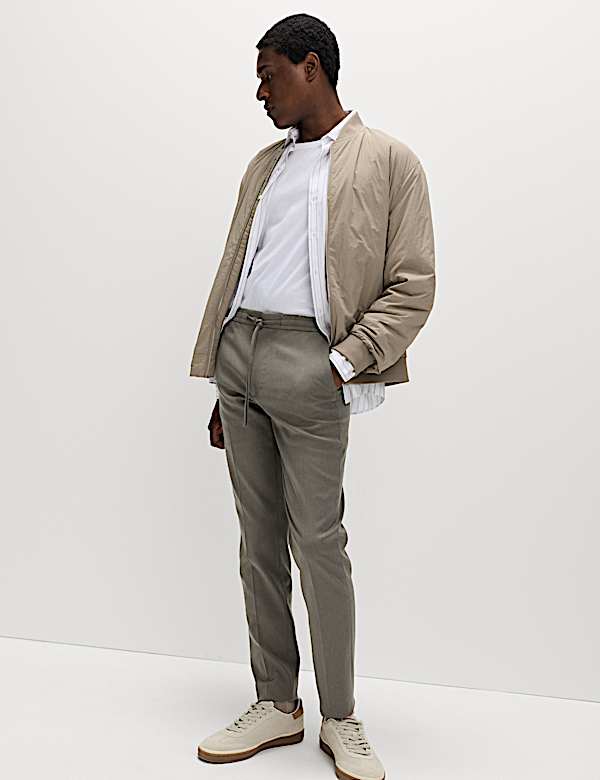 Tapered Fit Elasticated Trousers