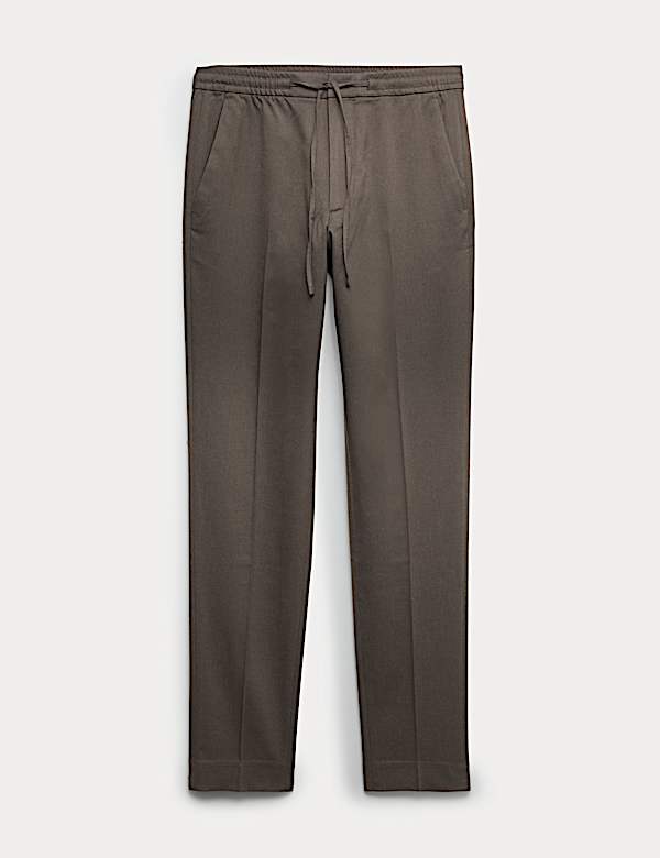 Tapered Fit Elasticated Trousers