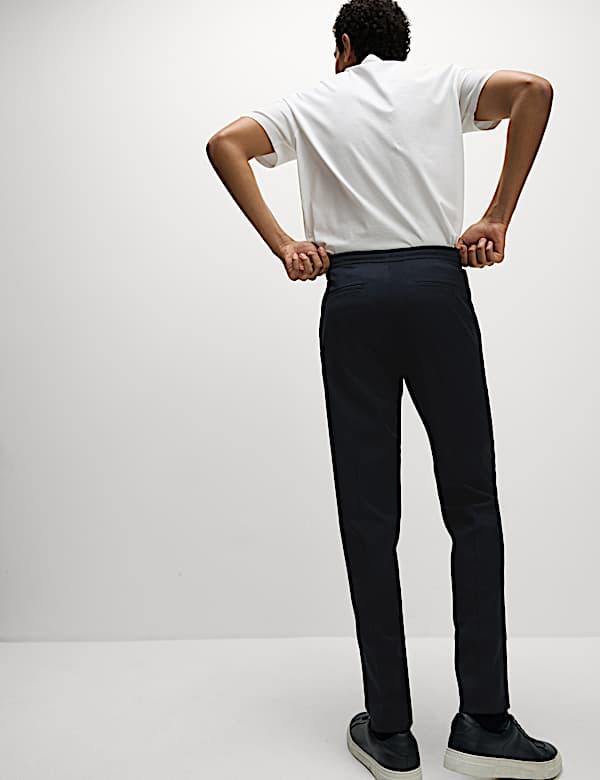Tapered Fit Elasticated Trousers
