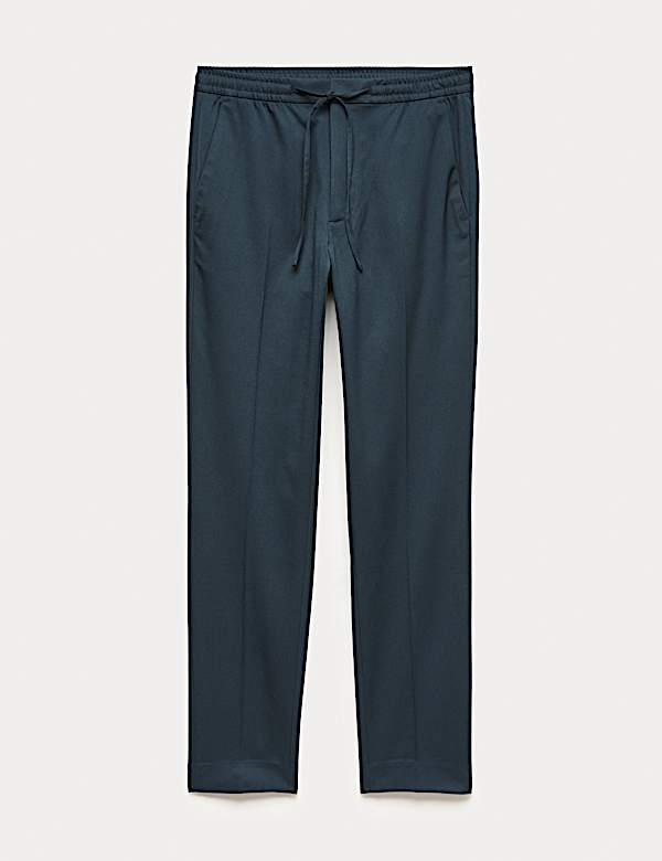Tapered Fit Elasticated Trousers - ES