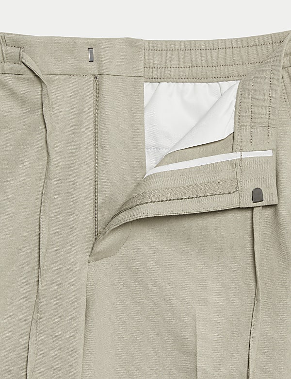 Tapered Fit Elasticated Trousers