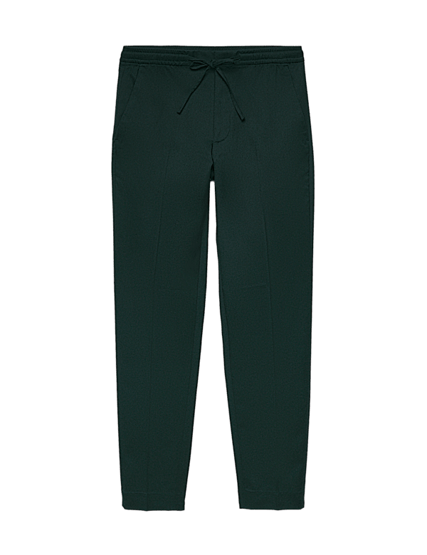 Tapered Fit Elasticated Trousers
