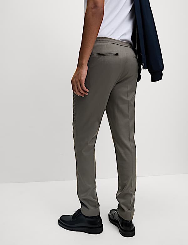 Tapered Fit Elasticated Trousers