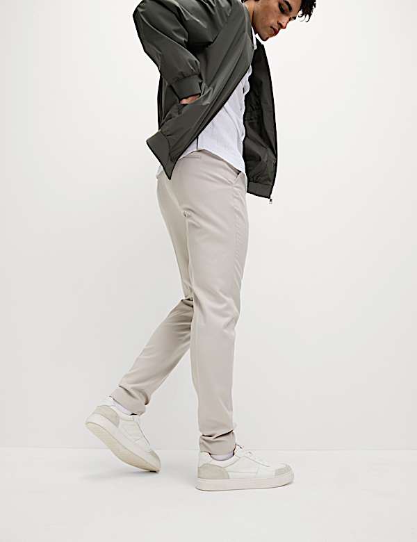 Tapered Fit Elasticated Trousers - VN