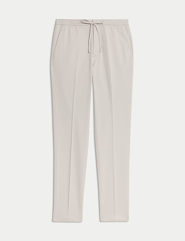 Tapered Fit Elasticated Trousers - VN