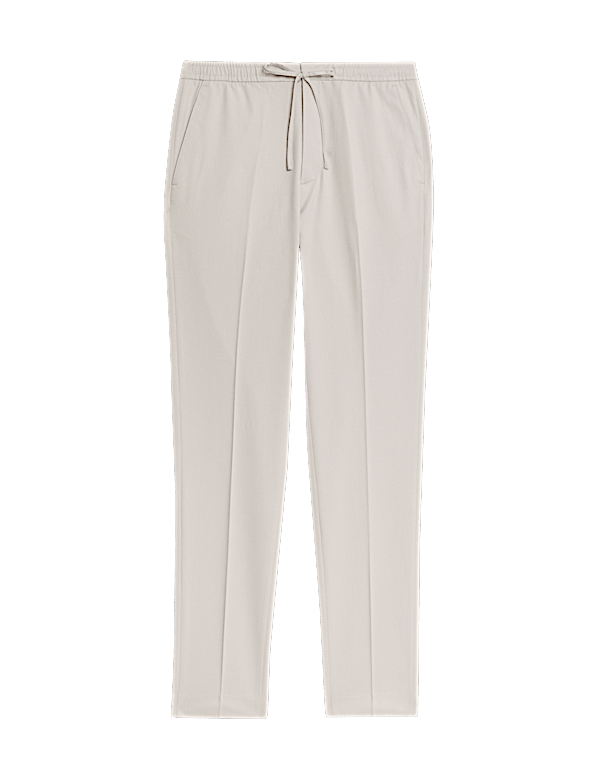 Tapered Fit Elasticated Trousers