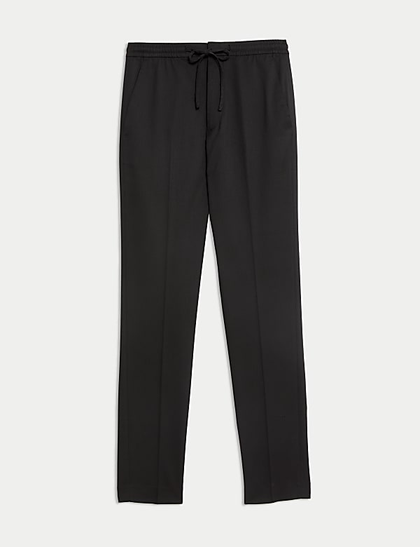 Tapered Fit Elasticated Trousers - GR