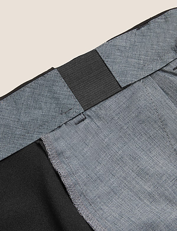 Crease Resistant Flat Front Trousers