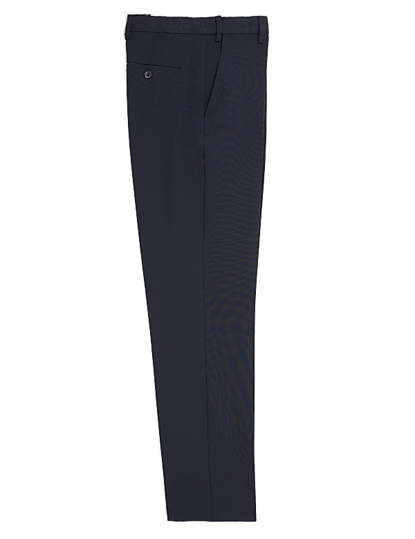Regular Fit Flat Front Trousers