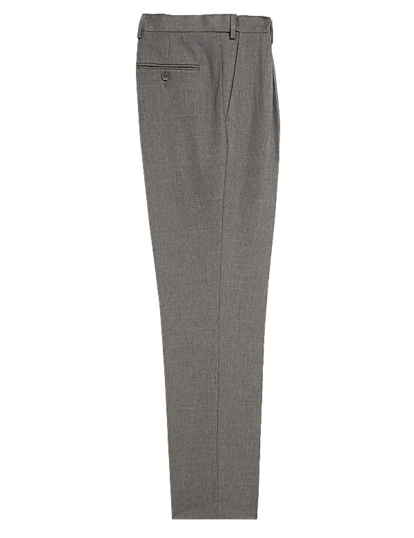 Regular Fit Single Pleat Trousers