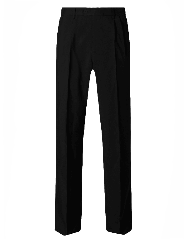Regular Fit Twin Pleated Trousers