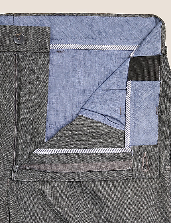 Regular Fit Crease Resistant Trousers