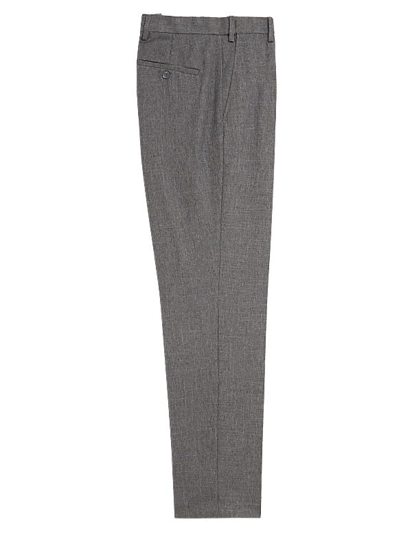 Regular Fit Crease Resistant Trousers