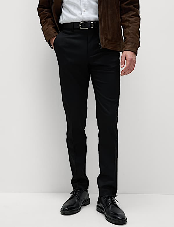 2pk Slim Fit Stretch Smart Trousers - VN