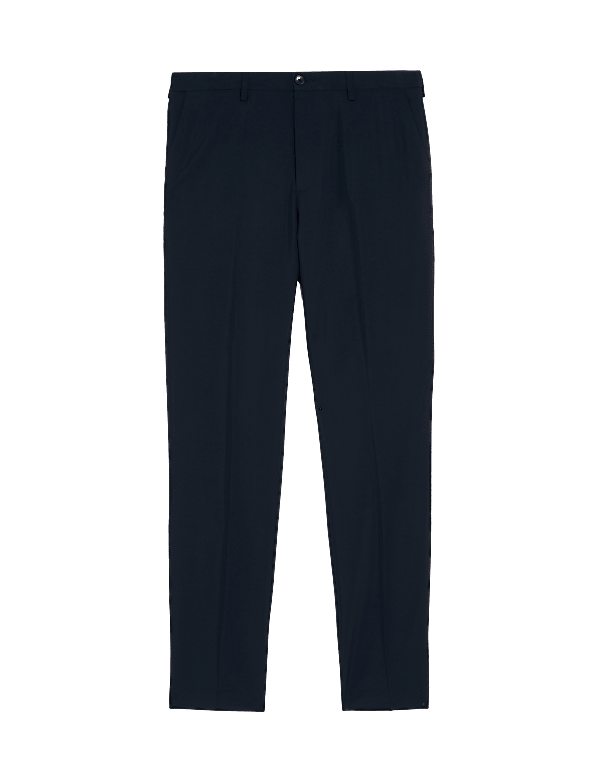 Crease Resistant Slim Fit Flexi Waist Trouser