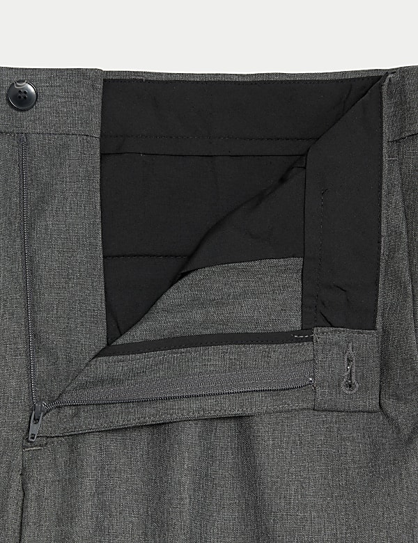 Crease Resistant Slim Fit Flexi Waist Trouser