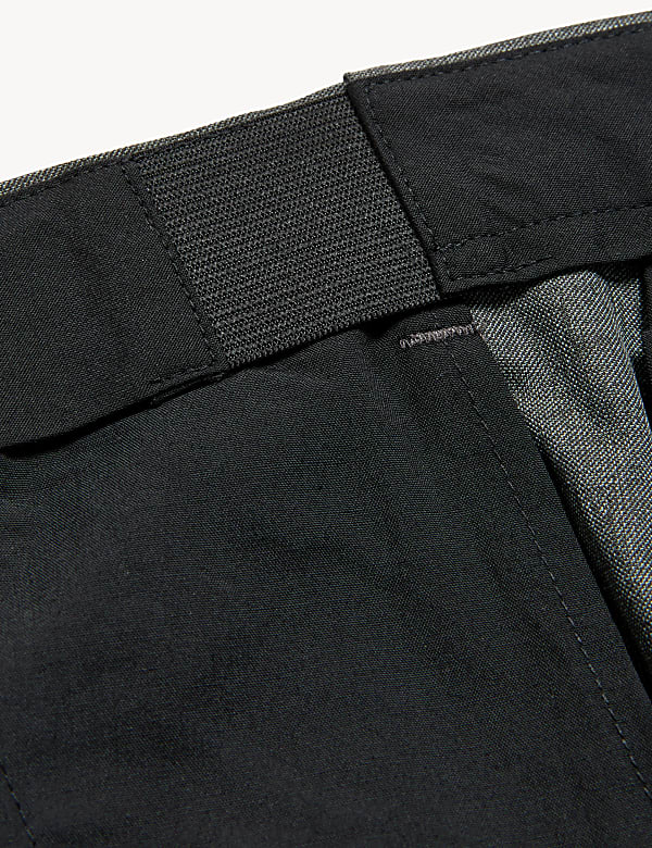 Crease Resistant Slim Fit Flexi Waist Trouser