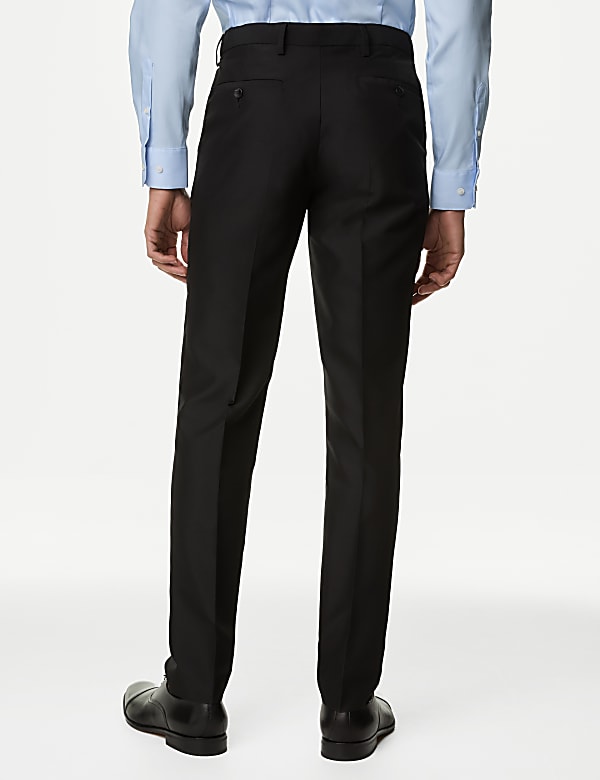 Crease Resistant Slim Fit Flexi Waist Trouser