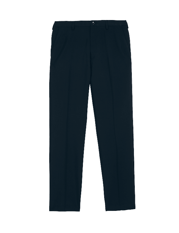 Crease Resistant Flexi Waist Trousers