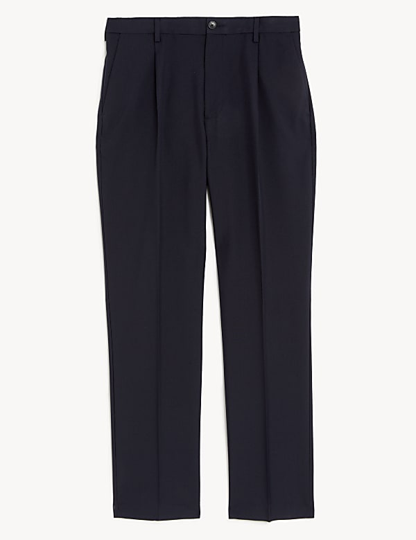 Crease Resistant Flexi Waist Trousers