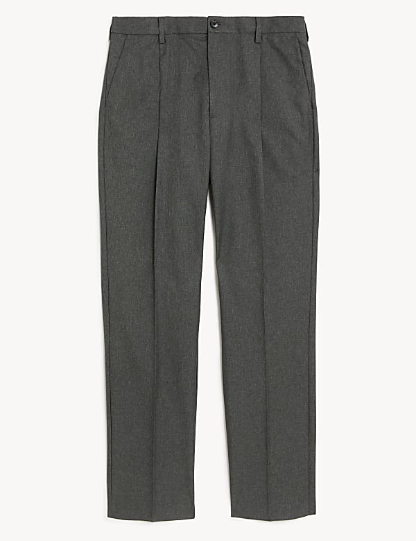 Crease Resistant Flexi Waist Trousers