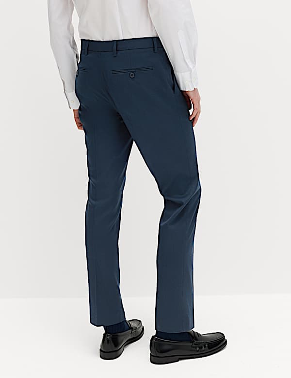 Skinny Fit Smart Stretch Trousers - US