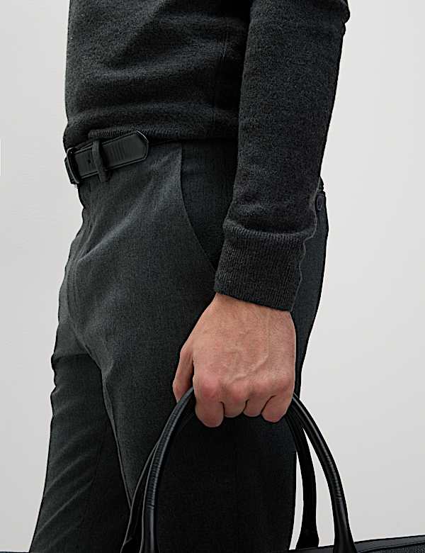 Skinny Fit Stretch Smart Trousers - NL