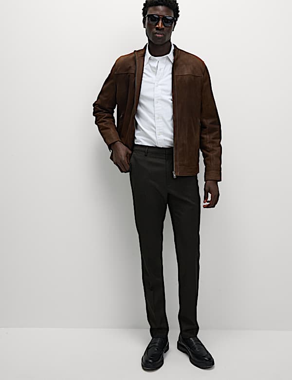 Skinny Fit Stretch Smart Trousers - NZ
