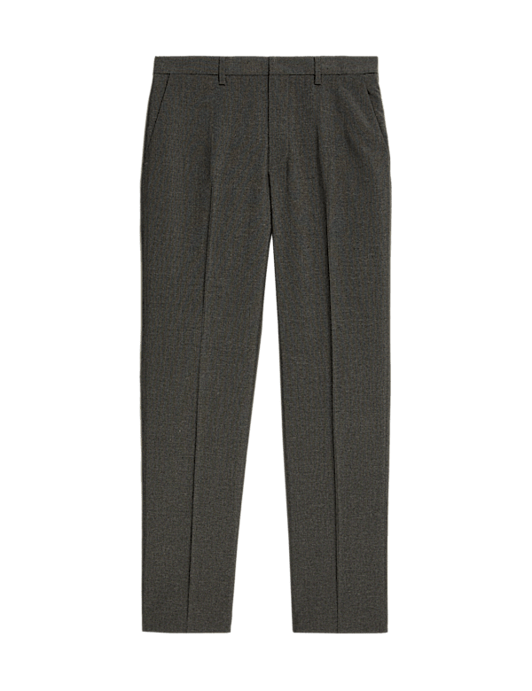 Regular Fit Crease Resist Smart Trousers