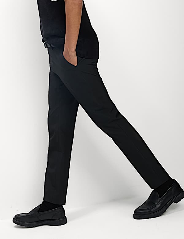 Slim Fit Crease Resist Smart Trousers