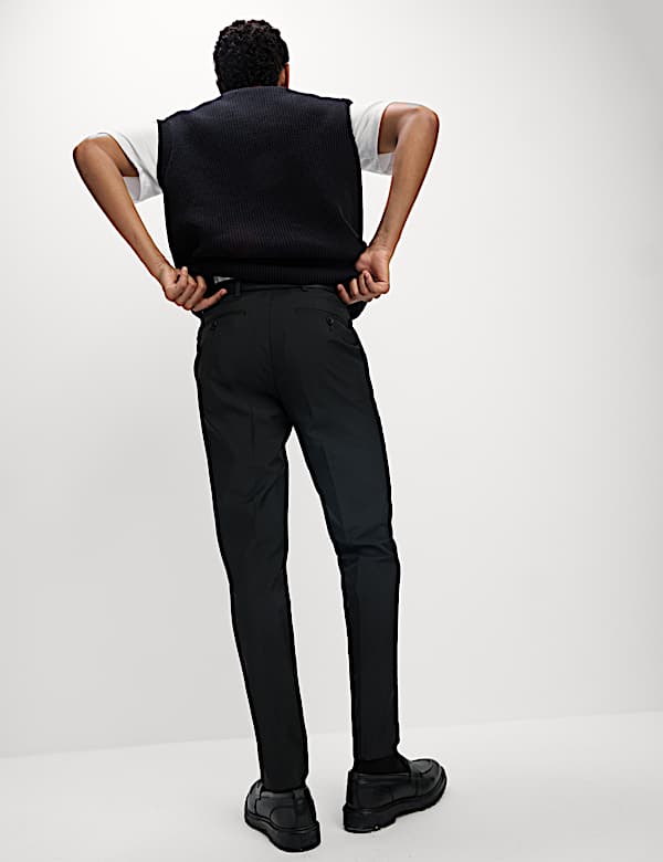 Slim Fit Crease Resist Smart Trousers
