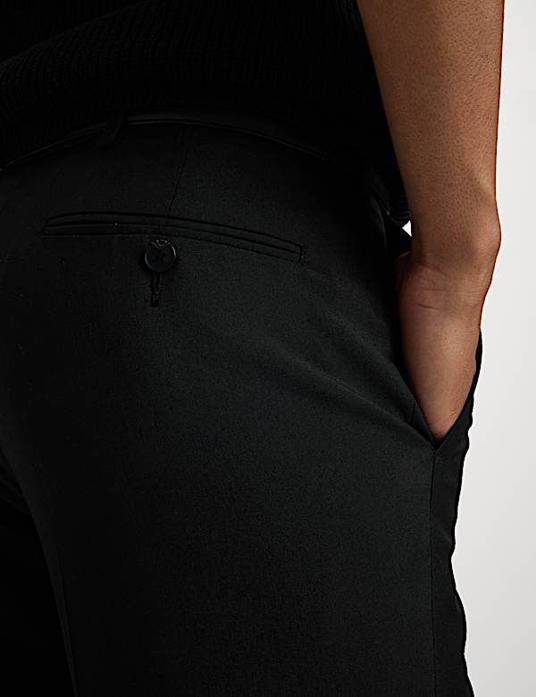Slim Fit Crease Resist Smart Trousers