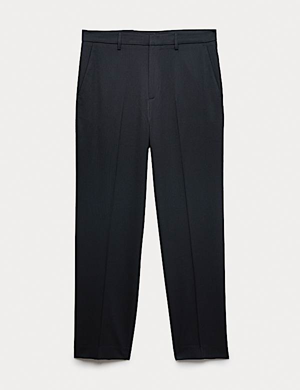 Relaxed Fit Smart Stretch Trousers - SK
