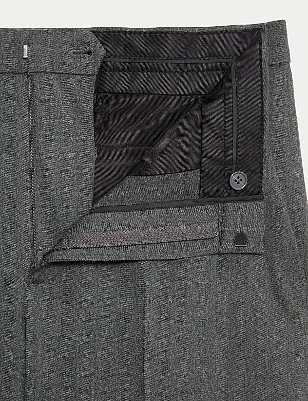 Loose Fit Smart Stretch Trousers - SK