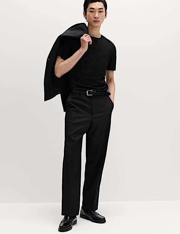 Loose Fit Smart Stretch Trousers - CZ