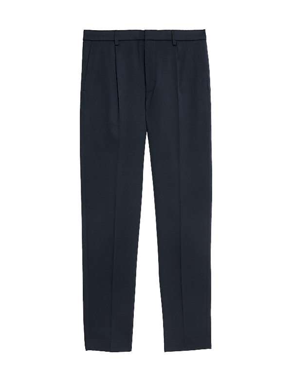 Tailored Fit Stretch Smart Trousers