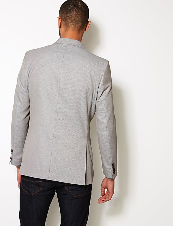 Textured Regular Fit Jacket