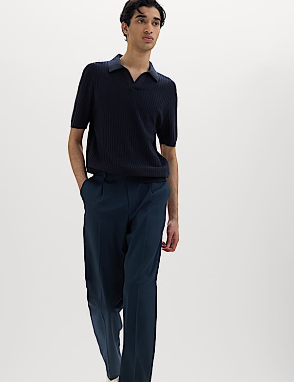 Relaxed Fit Smart Stretch Trousers - ES