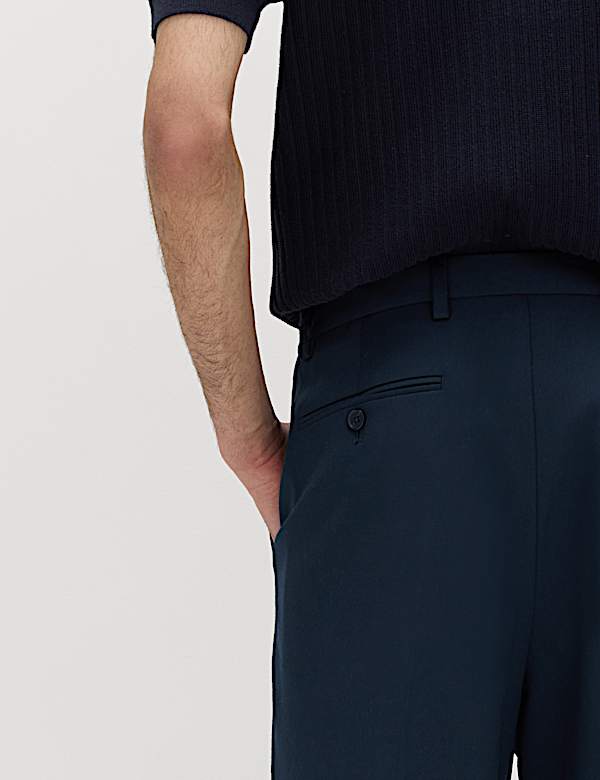 Relaxed Fit Smart Stretch Trousers - ES
