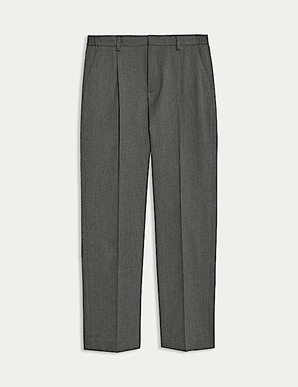 Relaxed Fit Smart Stretch Trousers - FR