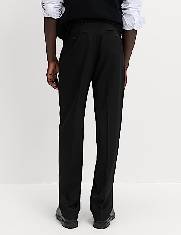 Relaxed Fit Smart Stretch Trousers - JE