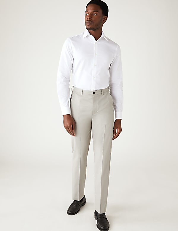 Regular Fit Crease Resist Trousers