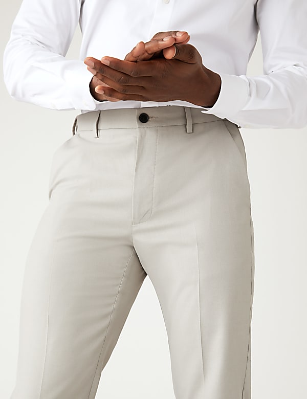 Regular Fit Crease Resist Trousers