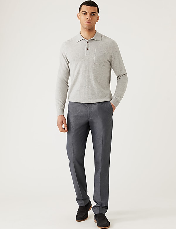 Regular Fit Crease Resist Trousers